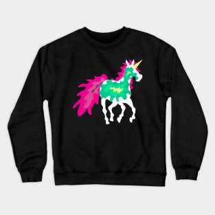 Splattered Unicorn Crewneck Sweatshirt